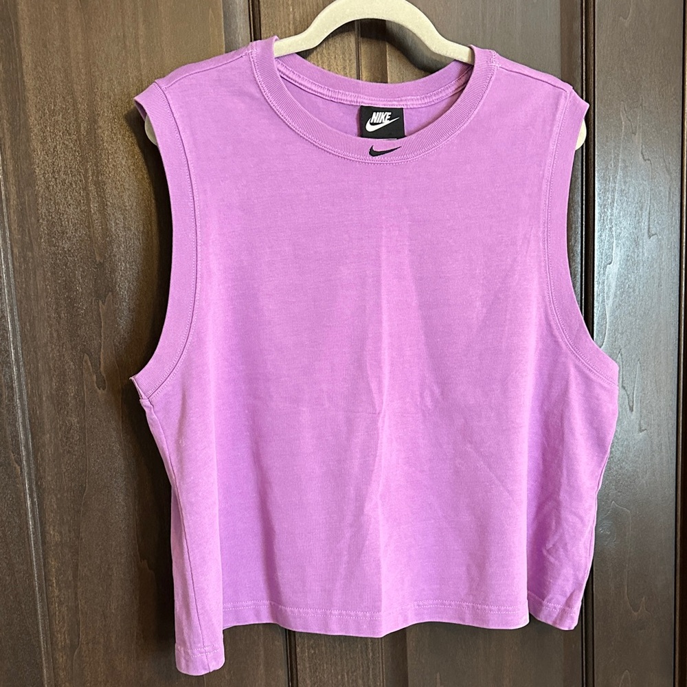 Nike Cropped Purple Women's Tank